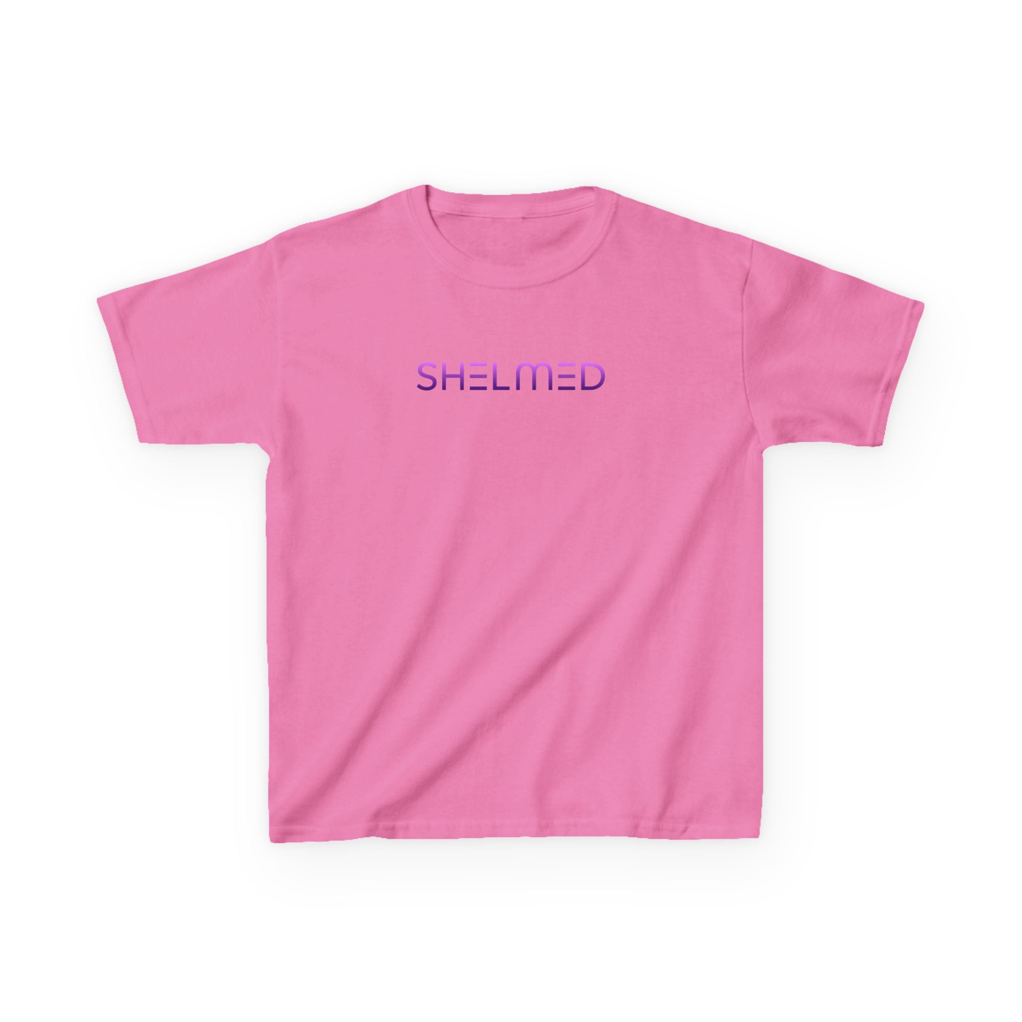 Camiseta Infantil - Camiseta con Logo Pastel Minimalista 'SHELMED'