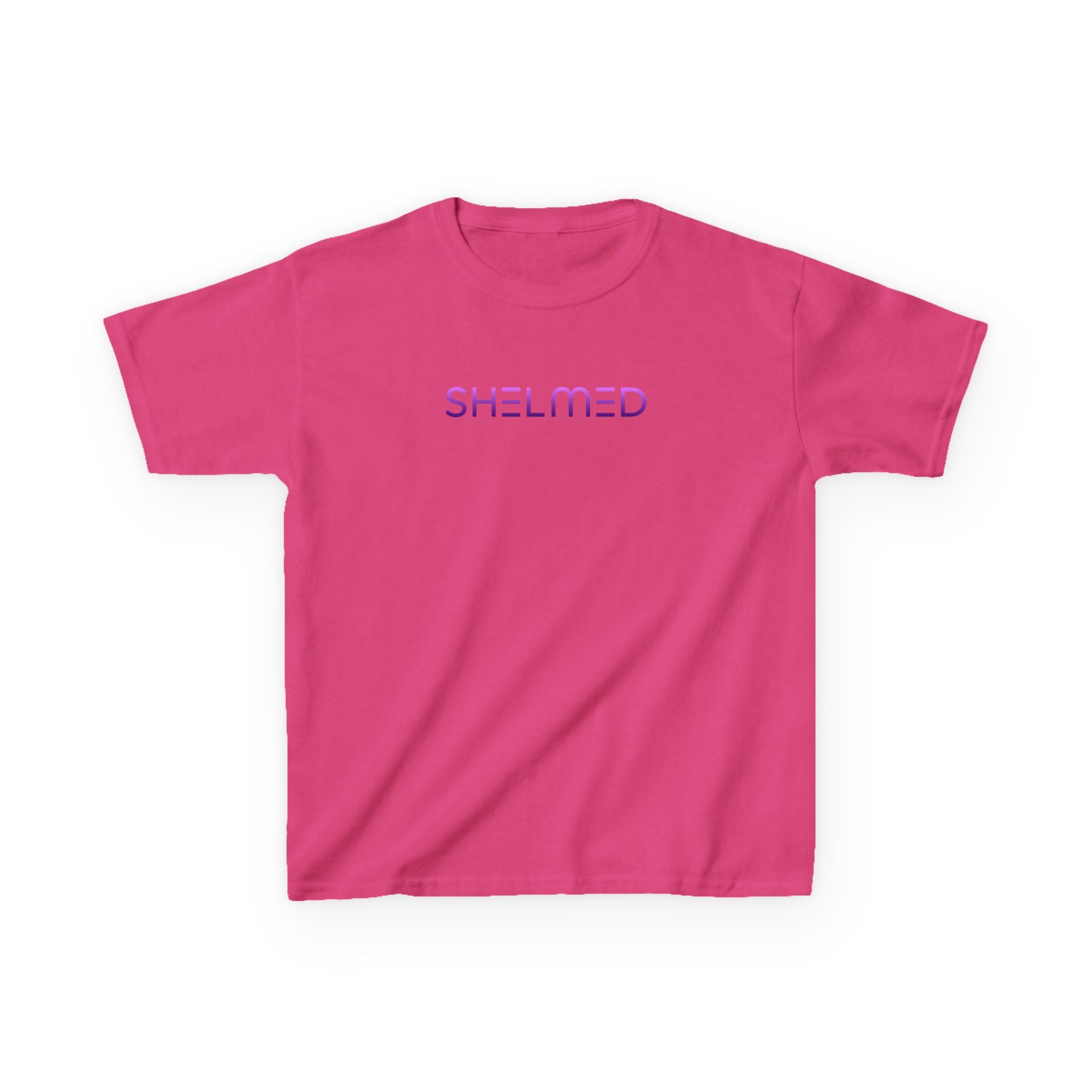 Camiseta Infantil - Camiseta con Logo Pastel Minimalista 'SHELMED'